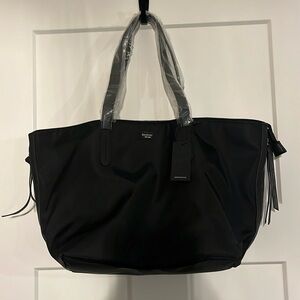 Botiker black nylon tote bag. NWT